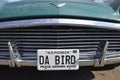 Hood and grill of a restored Ford Thunderbird
