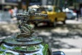 Hood ornament of the luxury car Pierce-Arrow, 1933