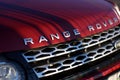 Hood of the Range Rover car Royalty Free Stock Photo