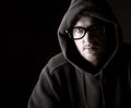 Hooded Geeky Male