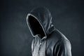 Hooded man Royalty Free Stock Photo