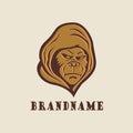 Hooded monkey logo