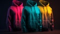 Hooded shirt collection for men and women generated by AI