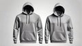 Hooded Sweatshirt Jacket Long Sleeve With Clipping Path, Mens Hoody