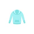 Hoodie color icon. Element of color clothes icon for mobile concept and web apps. Detailed Hoodie icon can be used for web and mob