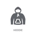 Hoodie icon. Trendy Hoodie logo concept on white background from