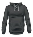 Hoodie mockup template for clothing branding and product presentation. Realistic front view. Perfect for fashion and