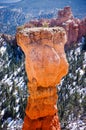 Hoodoo, Agua Canyon, Bryce Canyon on sunshine Royalty Free Stock Photo