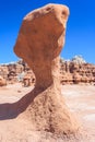 Hoodoo Rock pinnacle in Goblin Valley State Park Utah USA