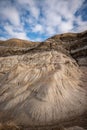 Hoodoos in the badlands of Alberta Royalty Free Stock Photo