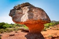 Hoodoos besides the hiking trail, Palo Duro Canyon Texas Royalty Free Stock Photo