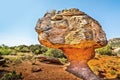 Hoodoos besides the hiking trail, Palo Duro Canyon Texas Royalty Free Stock Photo