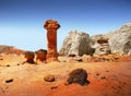 Hoodoos Cliffs Desert Landscape Badlands Royalty Free Stock Photo