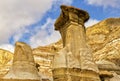 Hoodoos Drumheller valley Royalty Free Stock Photo