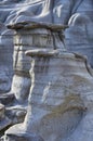 Hoodoos in Drumheller Valley Royalty Free Stock Photo