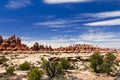 Hoodoos Landscape in Canyonlands National Park Royalty Free Stock Photo