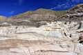 Drumheller Hoodoos in Badlands along Red Deer River, Great Plains, Alberta, Canada Royalty Free Stock Photo