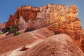 Hoodoos of Queens Stone Garden,  Bryce Canyon National Park, Utah Royalty Free Stock Photo