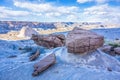 Hoodoos at stud horse point in arizona Royalty Free Stock Photo