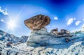 Hoodoos at stud horse point in arizona Royalty Free Stock Photo