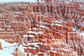 Hoodoos in Winter in Bryce Canyon National Park - Utah - USA