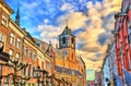 Hooglandse Kerk, a Gothic church in Leiden, the Netherlands Royalty Free Stock Photo