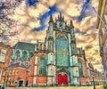Hooglandse Kerk, a Gothic church in Leiden, the Netherlands Royalty Free Stock Photo