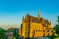 Hooglandse Kerk viewed from Burcht van Leiden in Leiden, Netherlands Royalty Free Stock Photo