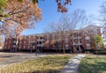 Hook, Brannock and Barney Halls at Elon University Royalty Free Stock Photo