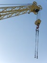 Hook elevating crane Royalty Free Stock Photo
