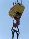 Hook elevating crane Royalty Free Stock Photo