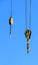 Hook of the elevating crane Royalty Free Stock Photo
