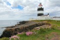 Hook Head lighthouse in Ireland Royalty Free Stock Photo