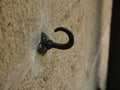 Hook from the wall Royalty Free Stock Photo