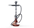 Hookah on a beautiful oriental background, smoke 3d render