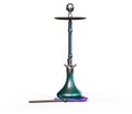 Hookah on a beautiful oriental background, smoke 3d render