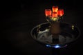 Hookah hot coals Royalty Free Stock Photo