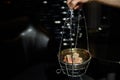 Hookah hot coals for smoking Royalty Free Stock Photo