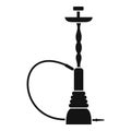 Hookah icon, simple style Royalty Free Stock Photo