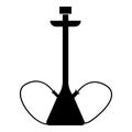 Hookah icon, simple style Royalty Free Stock Photo