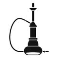 Hookah icon, simple style Royalty Free Stock Photo