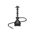 Hookah icon on white