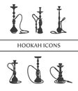 Hookah icons