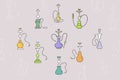 Hookah Icons 04