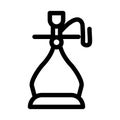 Hookah Isolated Vector icon that can be easily modified or edited