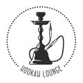 Hookah lounge emblem - shisha