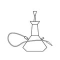 Hookah Silhouette Icon