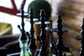 Hookah for smoking in a hookah bar. Royalty Free Stock Photo