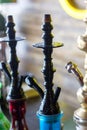Hookah for smoking in a hookah bar. Royalty Free Stock Photo