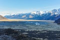 Track in Aoraki/Mount Cook National Park, New Zealand Royalty Free Stock Photo